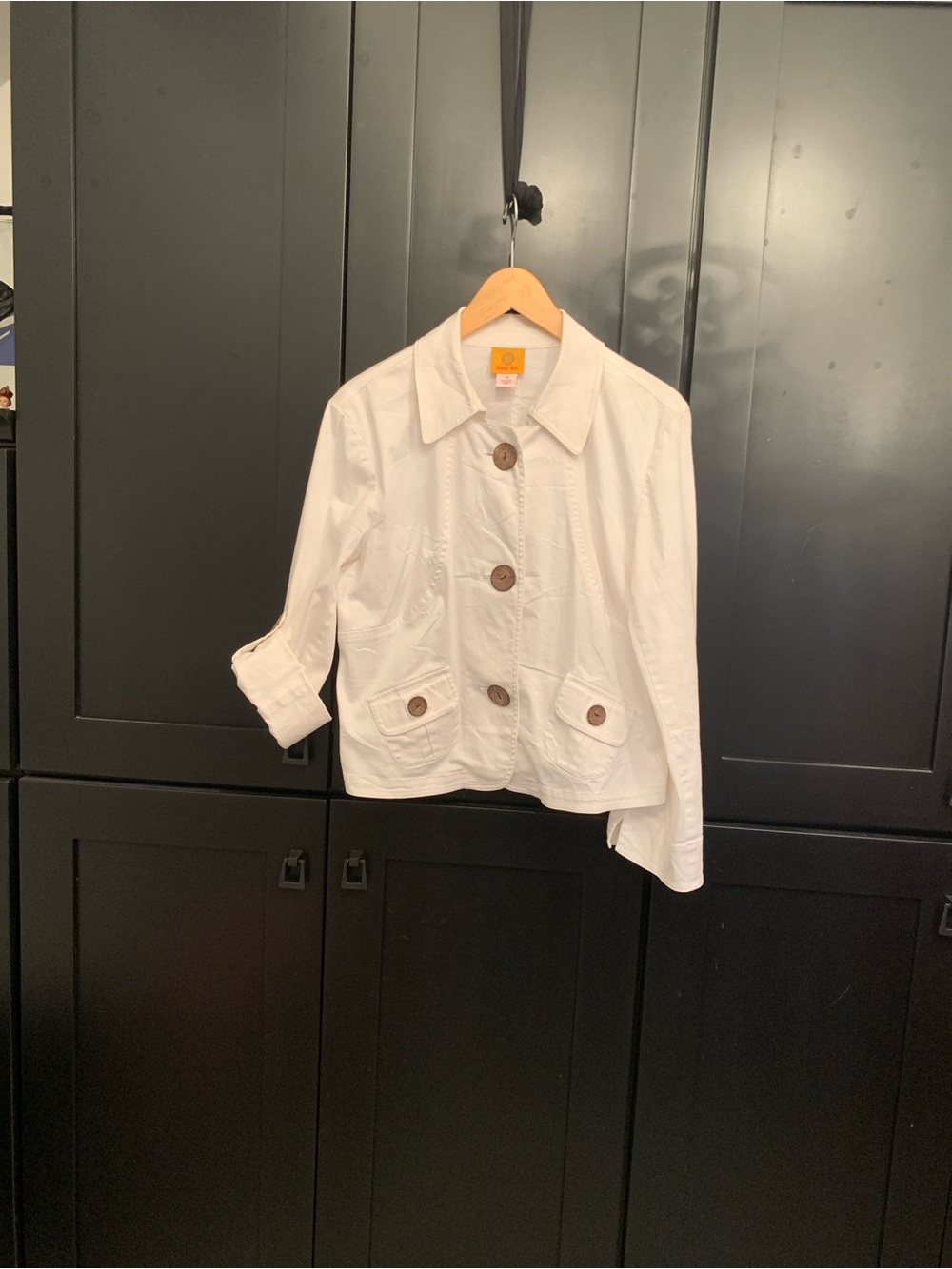 Ruby Rd. White Button-Front Utility Jacket - Picture 9 of 12
